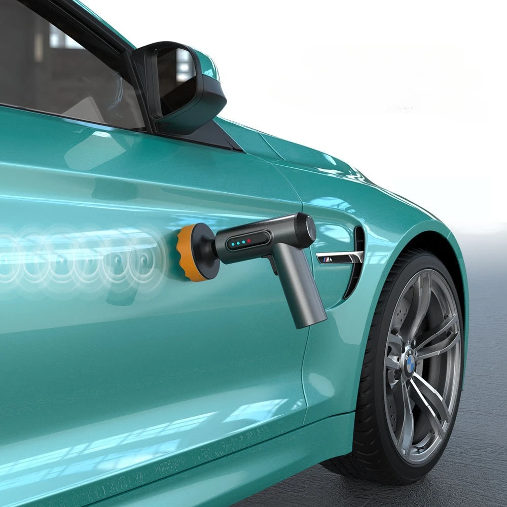 Power Tools Display - Kabelloses Autopoliergerät, kleines Wachsgerät mit Digitalanzeige,