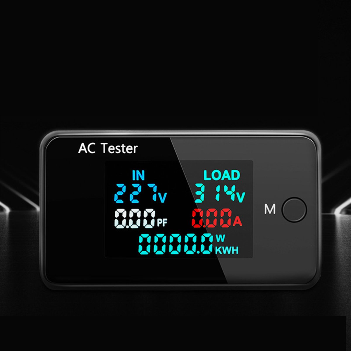 Power Tools Mall - MALL KWS-AC305 Wattmeter Leistungsmesser Dual-Voltmeter AC