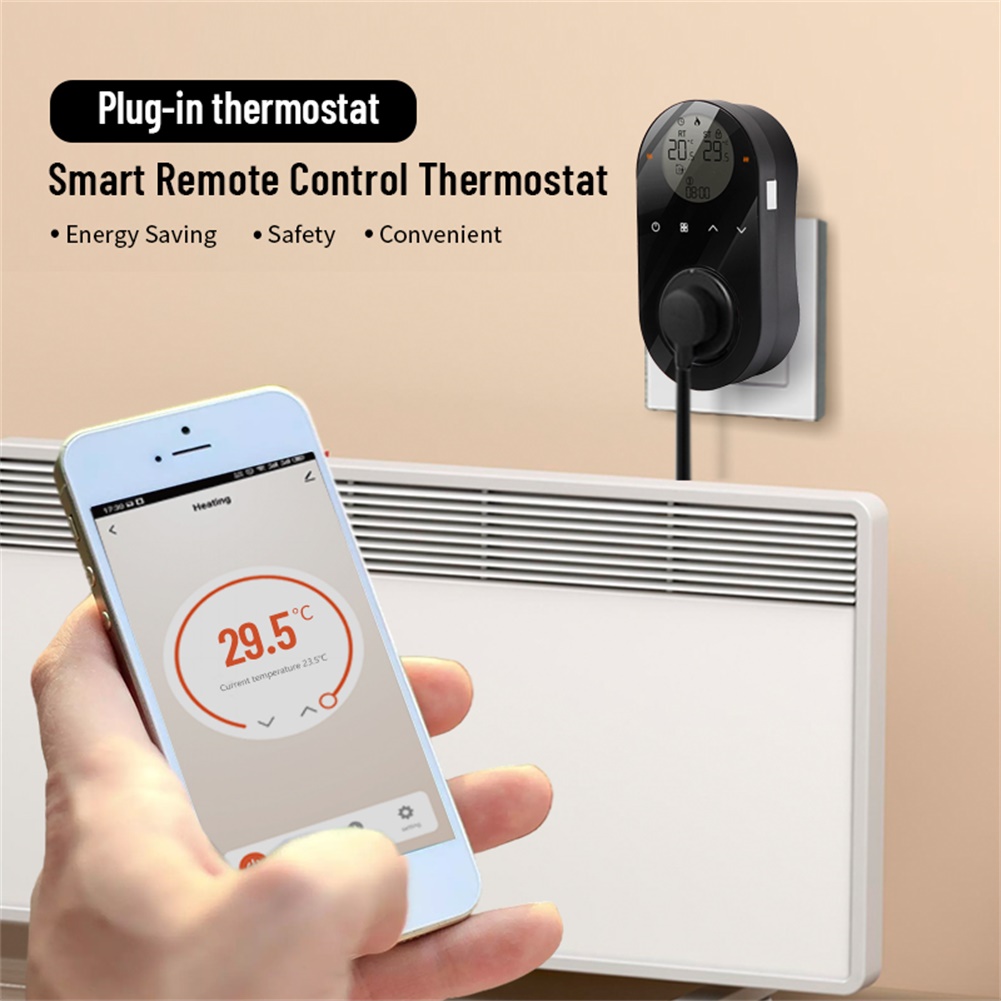 Power Tools Display - Neuer Dual-Sensor-Thermostat WLAN Smart APP Temperaturregler-Steckdose