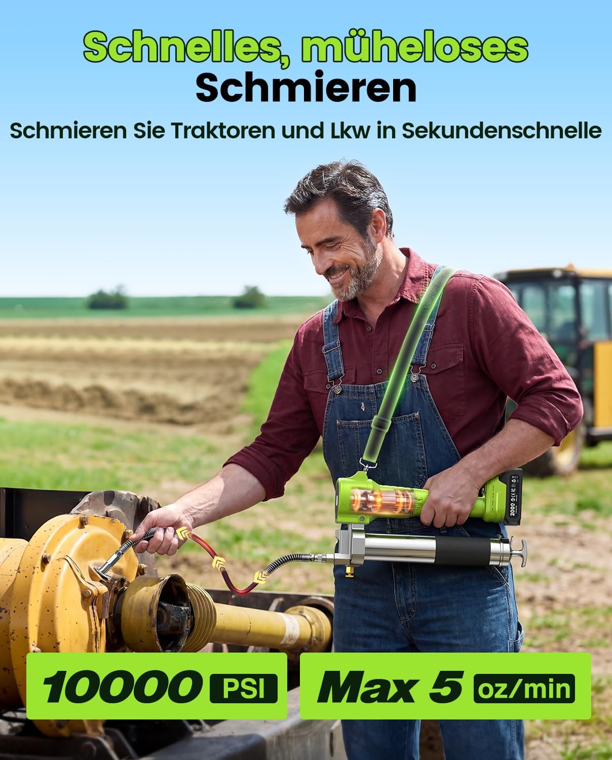 Taskstar 10000PSI Elektrisches – Power Tools Grease Bewertung und Preis
