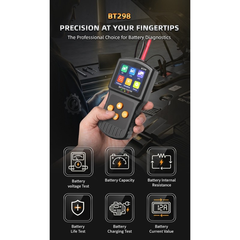 BT298 6-24V Autobatterie-Teste – Power Tools Display Bewertung und Preis